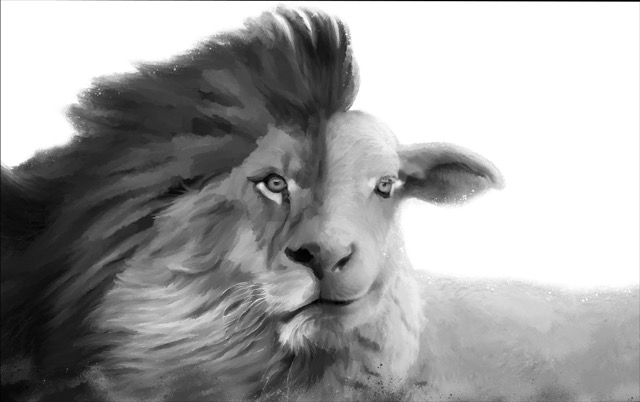 Lion & Lamb - Before